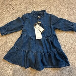 Tommy Hilfiger Baby Denim Dress 12 Months NWT